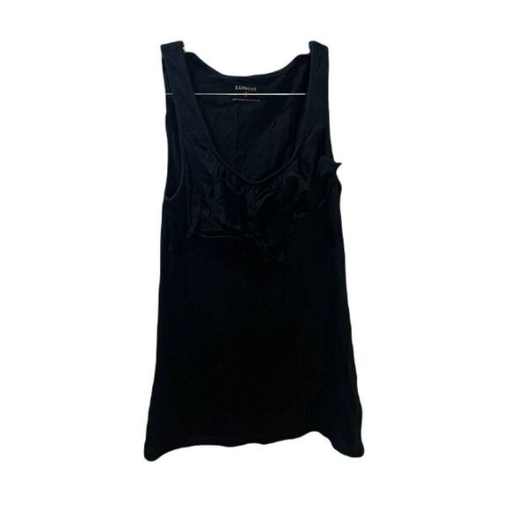 Express Tank‎ Top Layer Ruffle Neckline XS